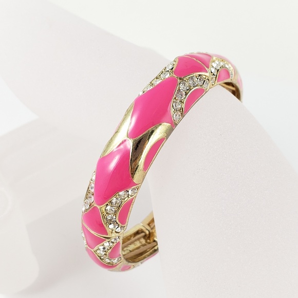 J. Crew Jewelry - NWT! J. Crew Bangle Bracelet Stretch Pink